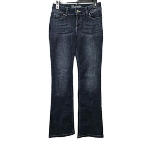 Wrangler Jeans Womens 3x32 Dark Wash Boot Cut Mid Rise Stretch Denim Western